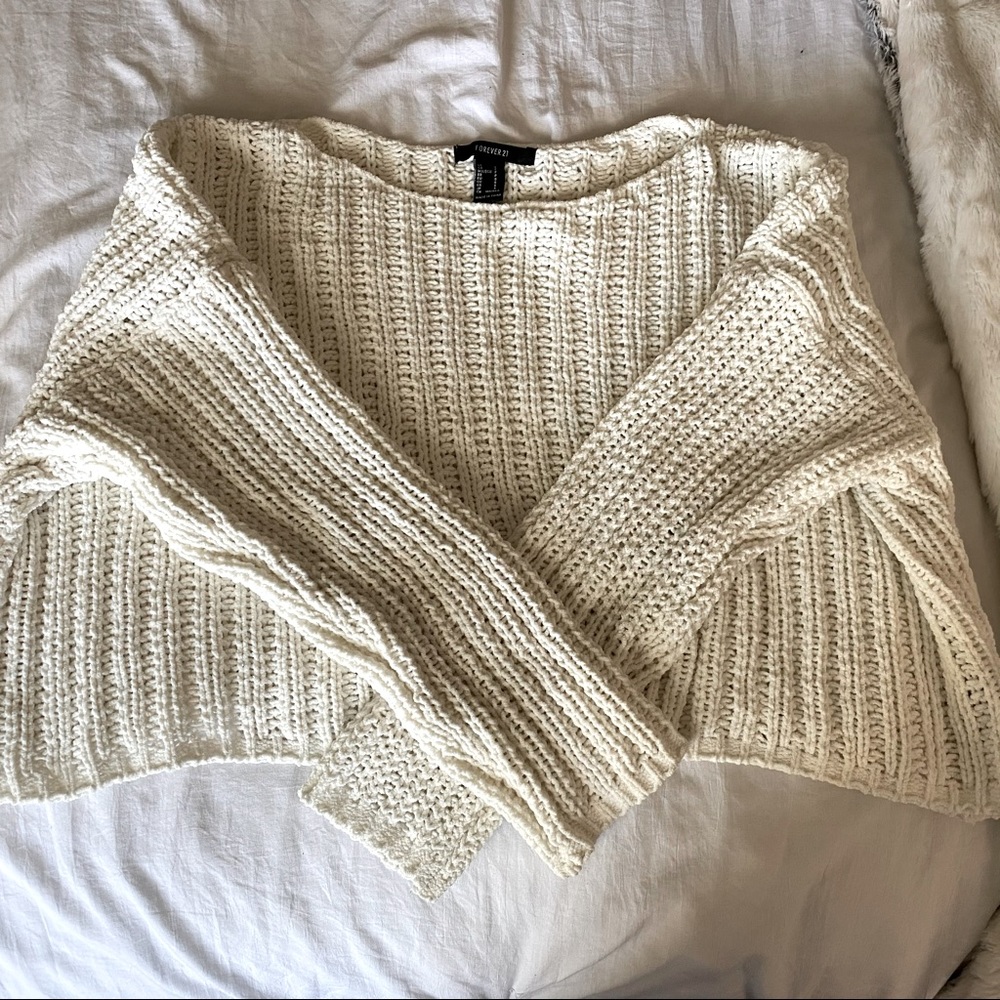 Chunky cropped sweater